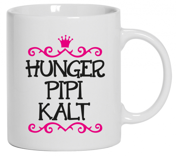 Tasse Hunger Pipi Kalt Tassen Accessoires Shirtstreet